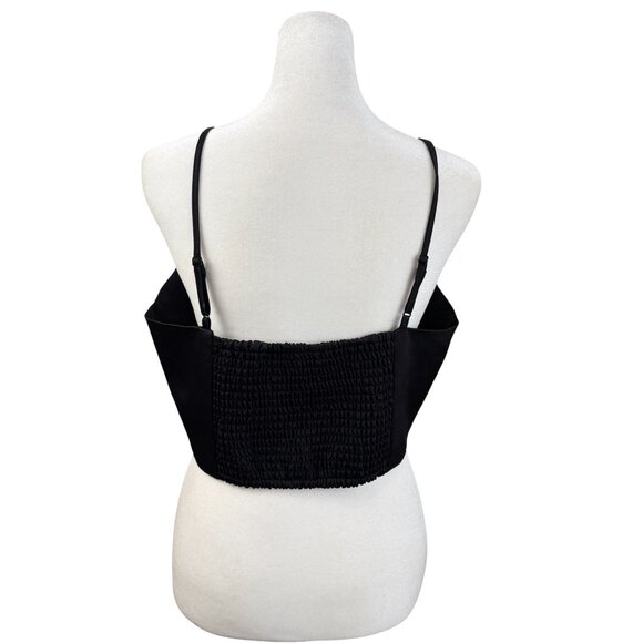 Rachel Zoe Black Organza Floral Top & Slip Skirt Set – Medium - Picture 6 of 9